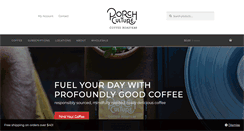Desktop Screenshot of porchculturecoffee.com